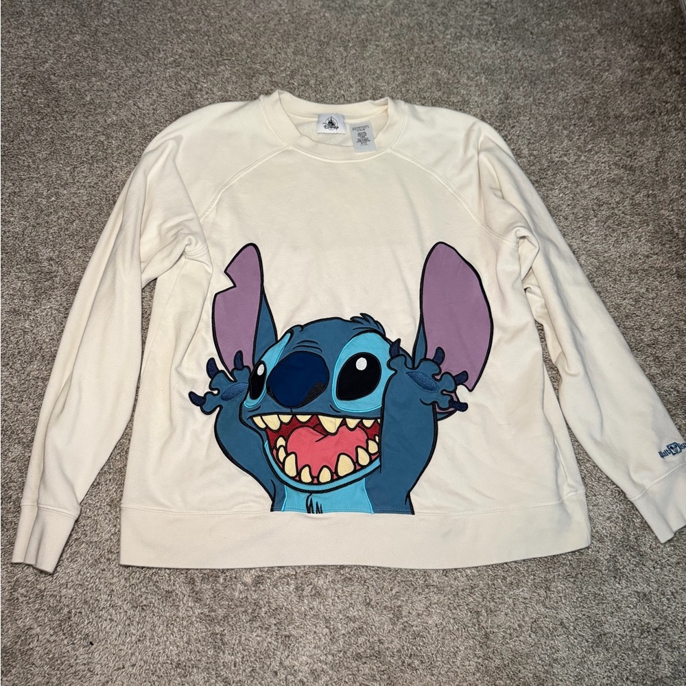 Walt Disney World- Oversized Stitch Crew Sweatshirt